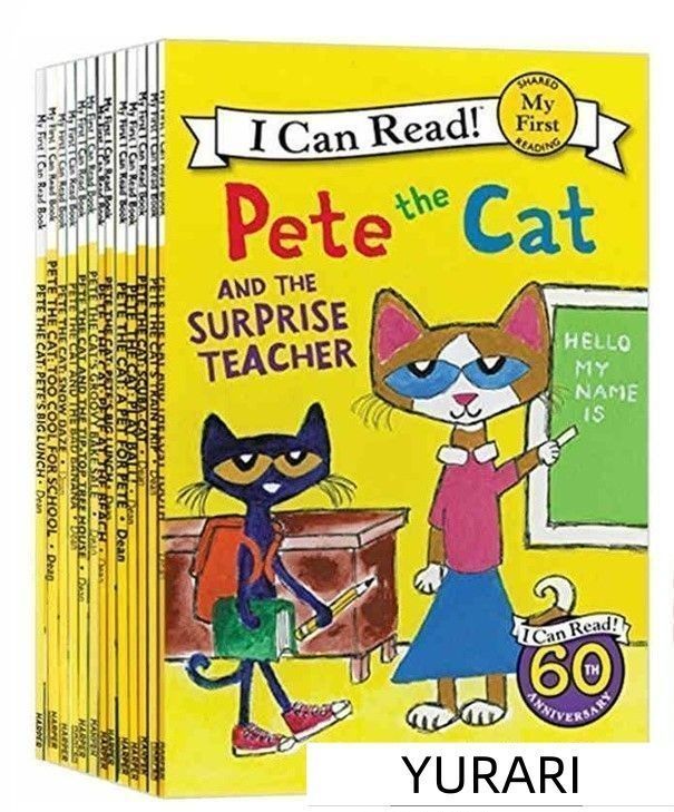 【新品未使用】i can read pete the cat 英語絵本 洋書#602