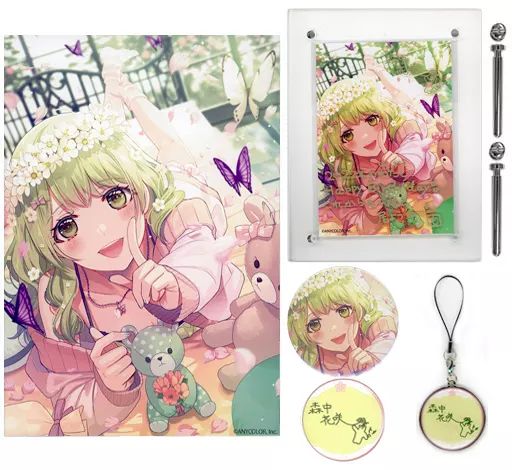 にじさんじ　森中花咲　誕生日グッズ　アクリルパネル