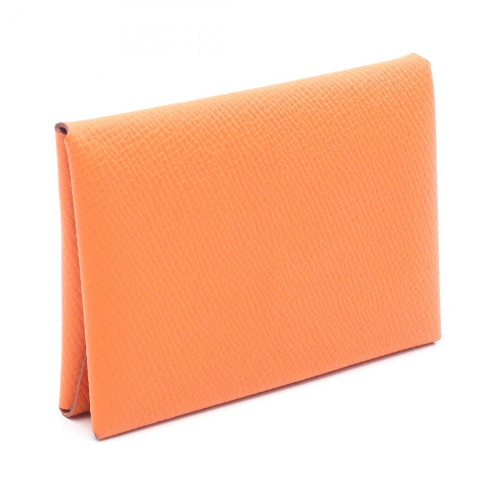 ※ nanaさん専用※HERMES ガルヴィ　デュオ　オレンジ色 エルメス)オレンジ☆カルヴィ デュオ☆カード＋コインケース