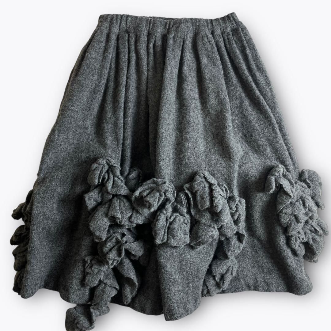 【24AW】COMME des GARCONS コムコム 縮絨 フリルスカート 24AW】COMME des GARCONS コムコム 縮絨 フリルスカート 2000000018119