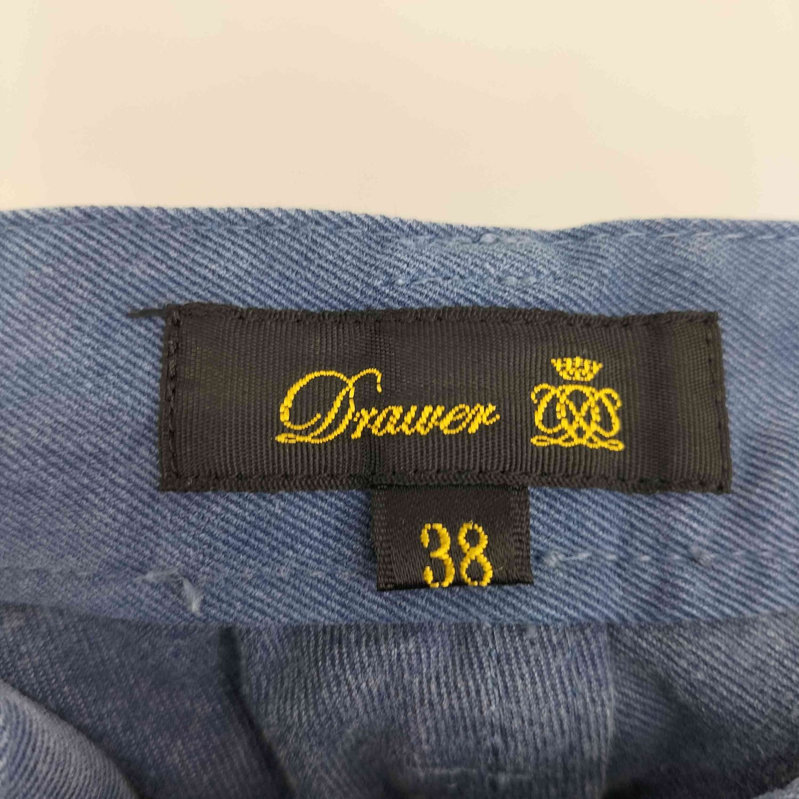 ドゥロワー Drawer コットンギャバジンタックパンツ レディース