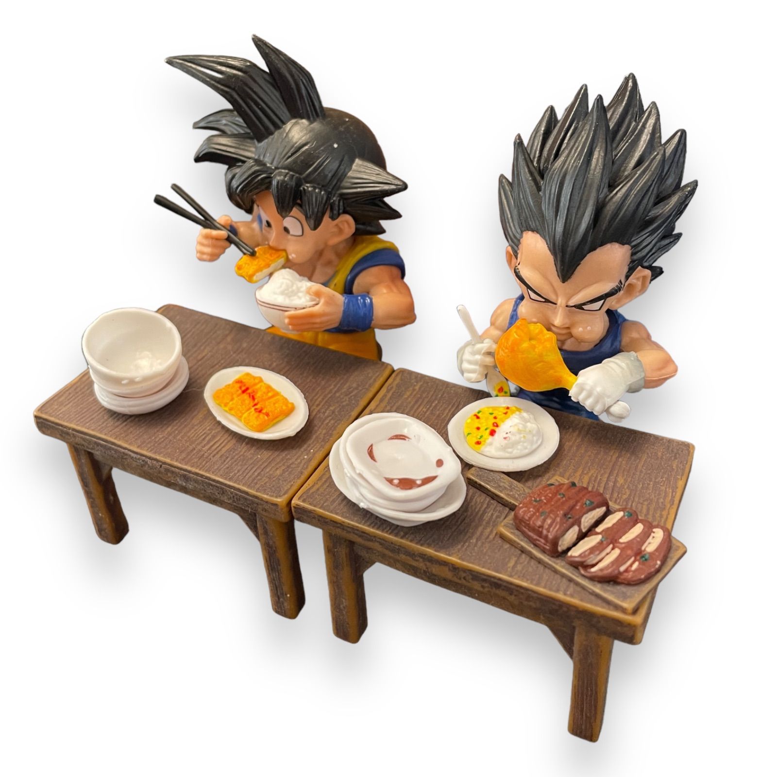 残り一点！お早めに！　ドラゴンボール　フィギュア　5体　孫悟空　ベジータ　食事 お買い得！お早めにドラゴンボール フィギュア お食事 全5種