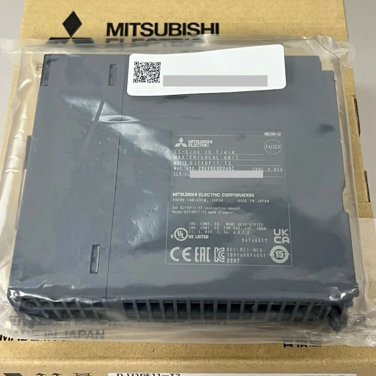 新品未開封】三菱電機 CC-Link IEﾌｨｰﾙﾄﾞﾈｯﾄﾜｰｸﾏｽﾀｰ・ﾛｰｶﾙﾕﾆｯﾄ QJ71GF11 