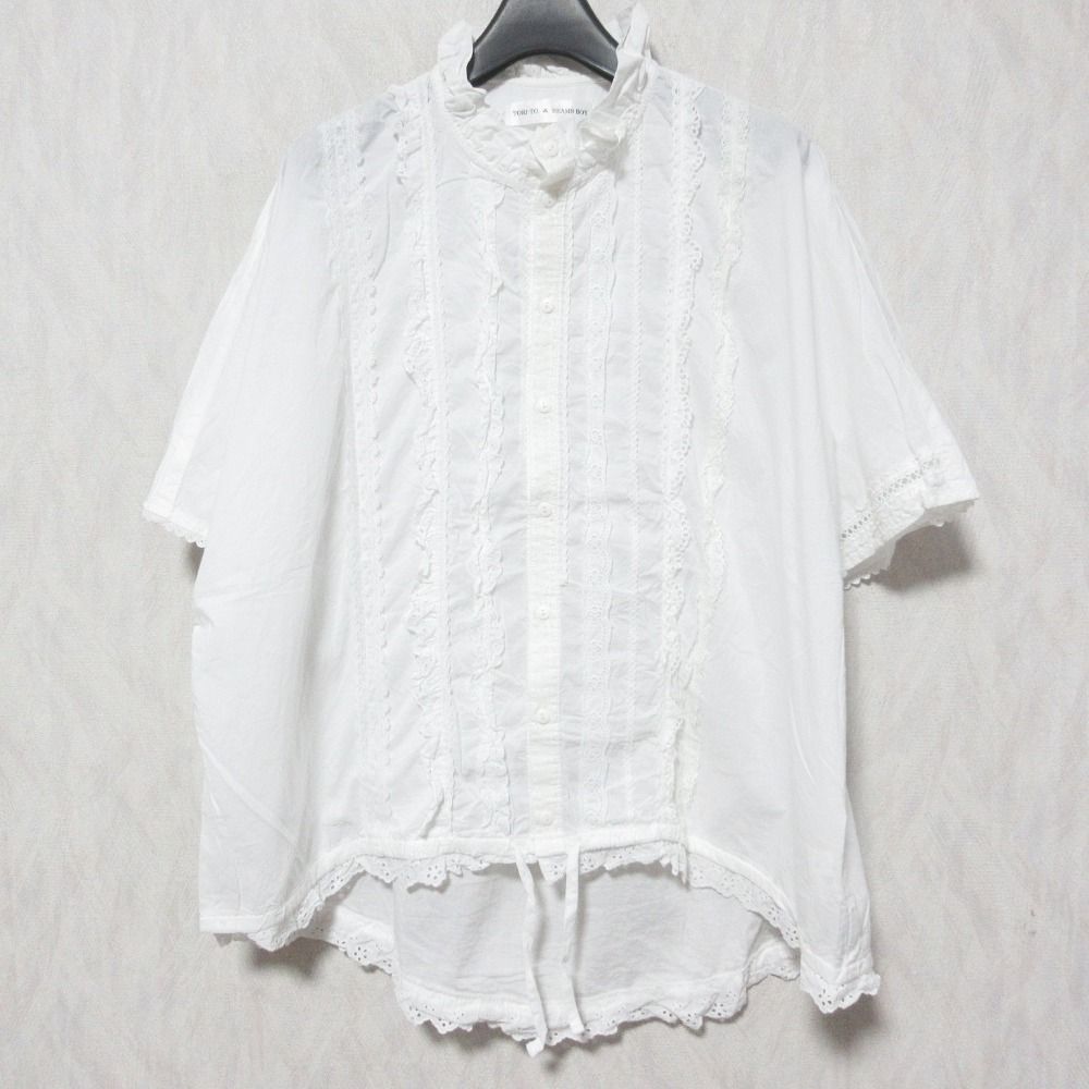 美品 TORI-TO BEAMS BOYトリト ビームスボーイ 別注 レースシャツ