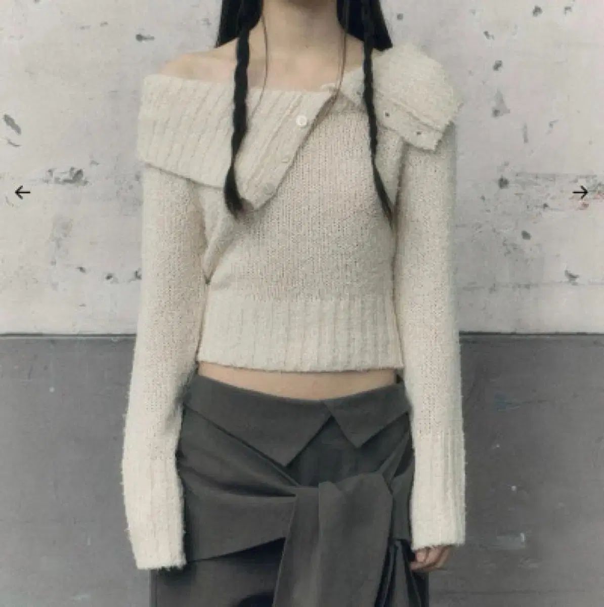 ボヘミアンソウル リーボヘミアン オフショルダー アイボリー