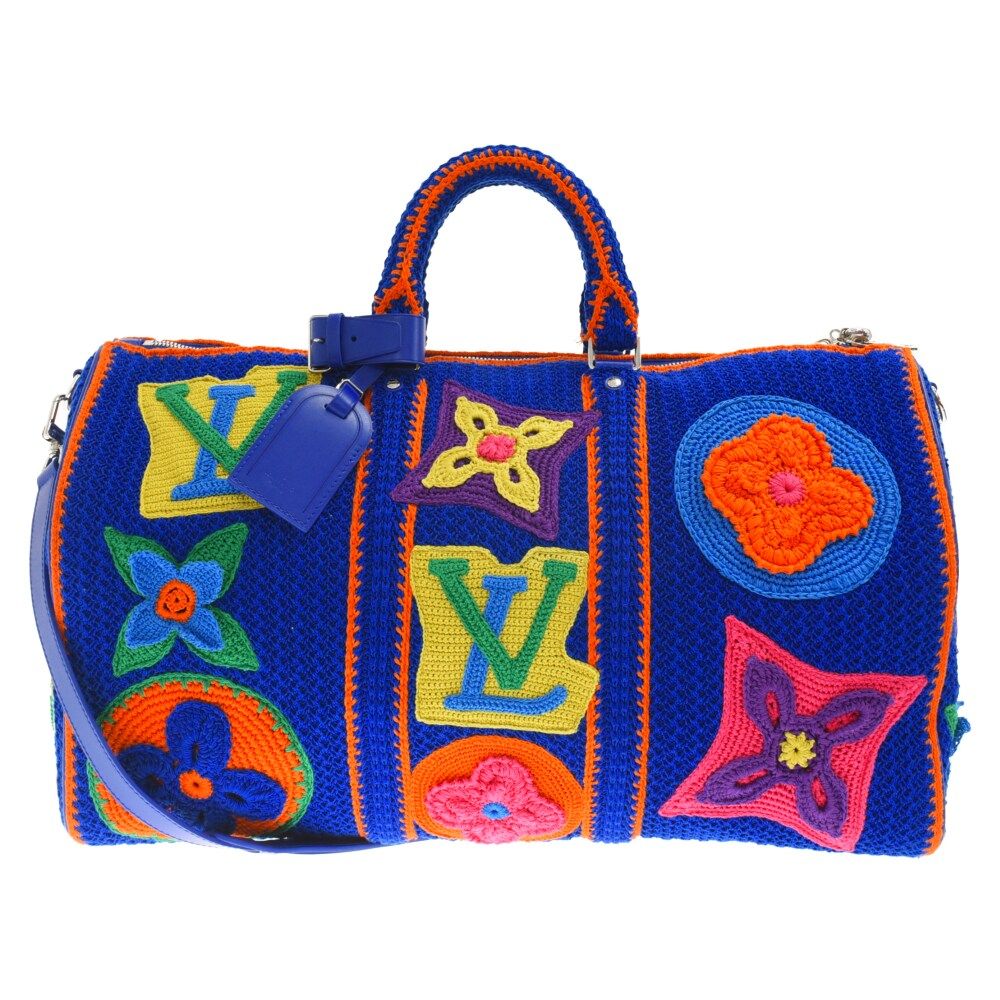LOUIS VUITTON (ルイヴィトン) 23SS M21895 2WAY キーポル バンドリエール 50 ショルダーバッグ ブルー NFCタグ