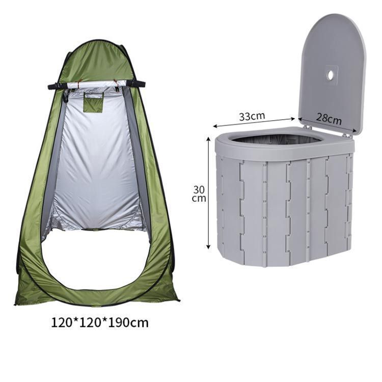簡易 着替え用テント セット 簡易トイレ 防災 収納袋付き 折りたたみ