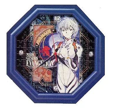 エヴァンゲリオン ジグソークロック アスカ 綾波 完成品 絶版希少品 中古】パズル 綾波レイ 「新世紀エヴァンゲリオン」 ジグソー