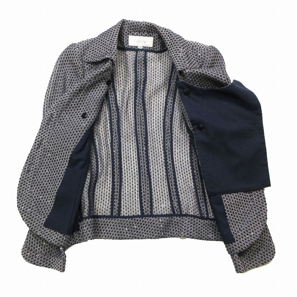 新品未使用タグ付き＊銀座マギー MAGGY ジャケット 42 総刺繍 ネイビー 楽天市場】銀座マギー ジャケットの通販