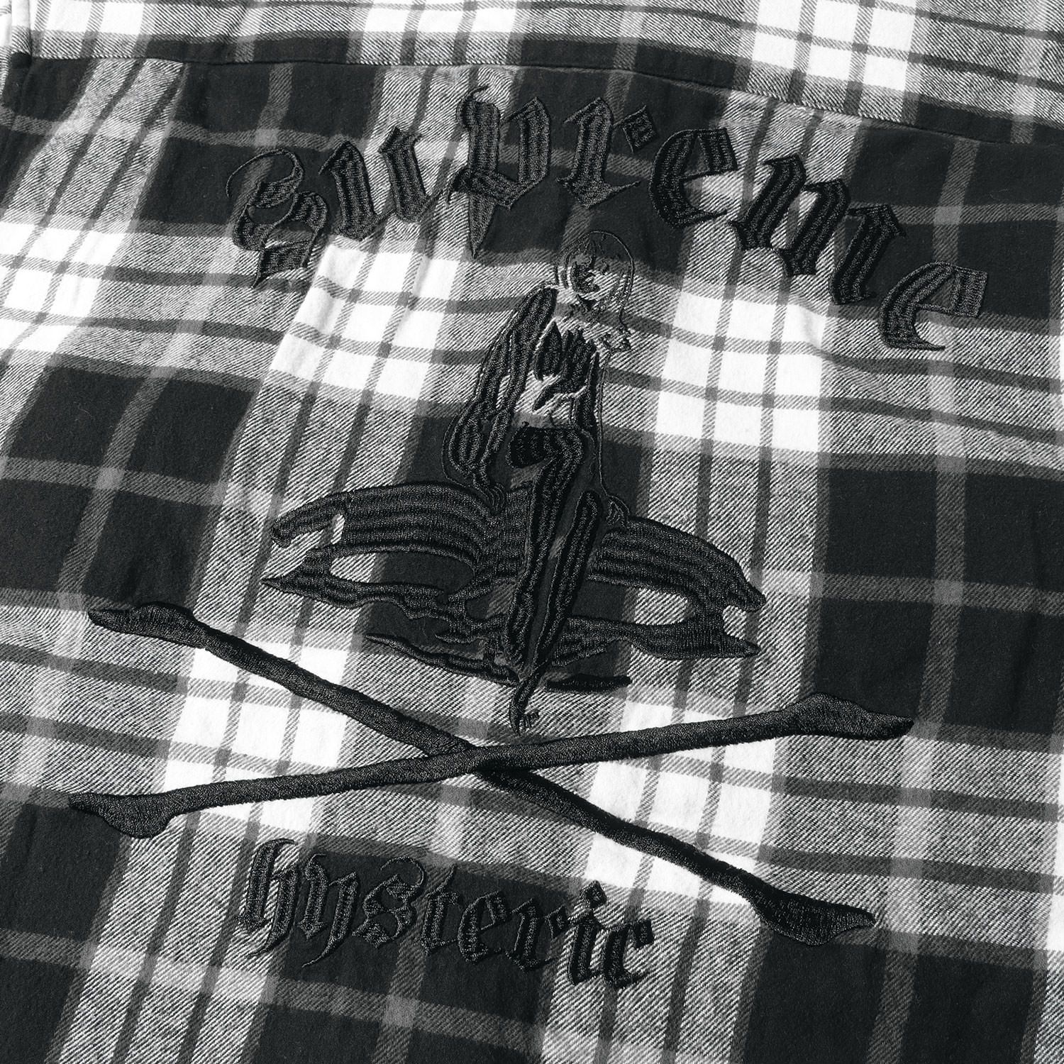 SUPREME シュプリーム ×HYSTERIC GLAMOUR 21SS Plaid Flannel Shirt ヒステリックグラマー フランネル チェックシャツ 長袖シャツ ブラウン