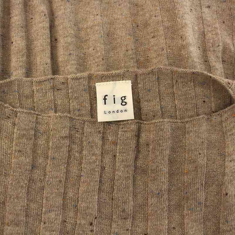 フィグロンドン fig London ニット ワンピース ロング リブ 長袖