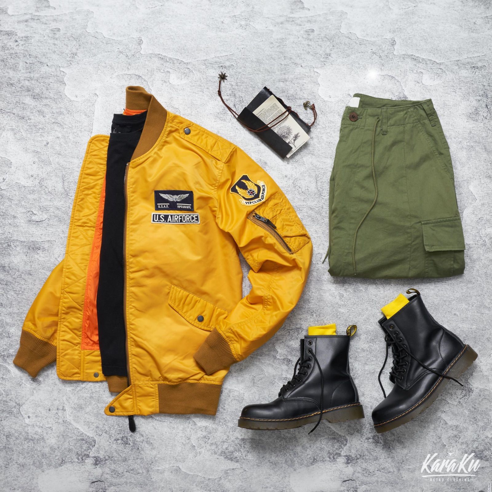 Civil Air Patrol）MA-1フライトジャケット ナイロンジャケット KRK 