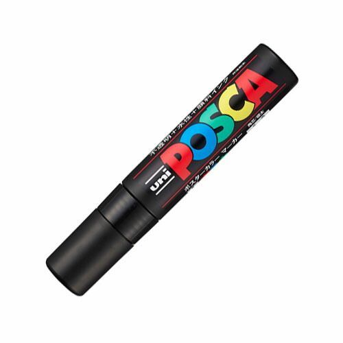 まとめ 三菱鉛筆 水性ペン ポスカ 太 黒 PC17K-24 ×15セット