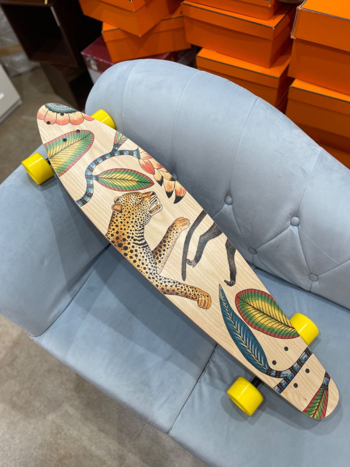 HERMES エルメス スケートボード ロング サバンナのダンス