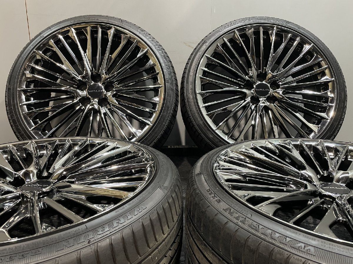 未走行 WINRUN R330 245 35ZR21 夏タイヤ WALD ジェニュインライン F001 21インチ 8J 9J5HPCD120 28 33 レクサスLS等 MTA124MY