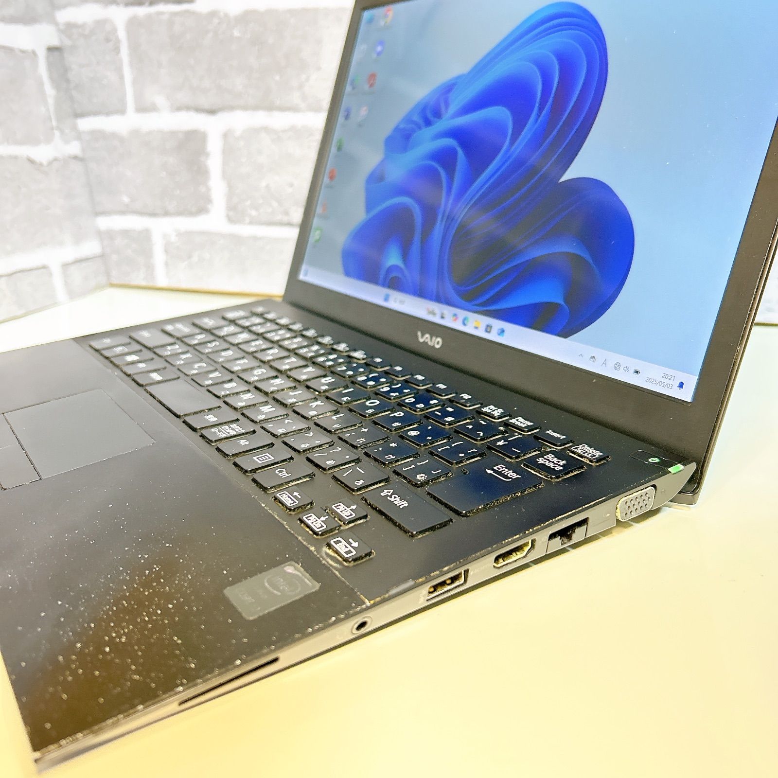 VAIO/VJPG1113/office2021インストール済/ Windows11 Windowsノート