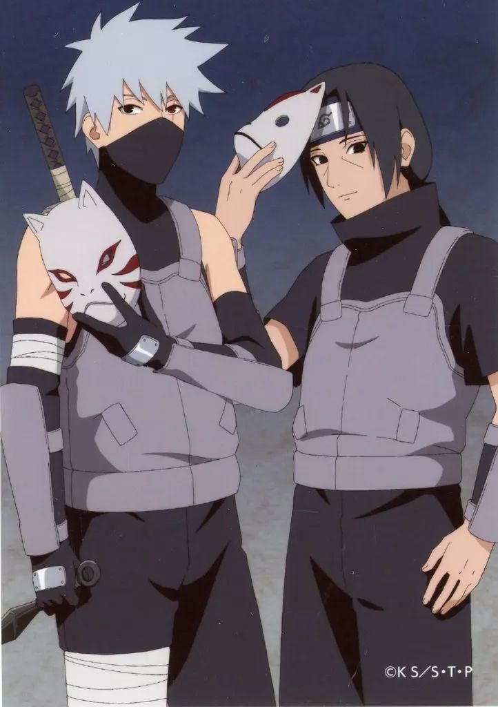 中古】キャラカード カカシ＆イタチ(過去) 「NARUTO -ナルト