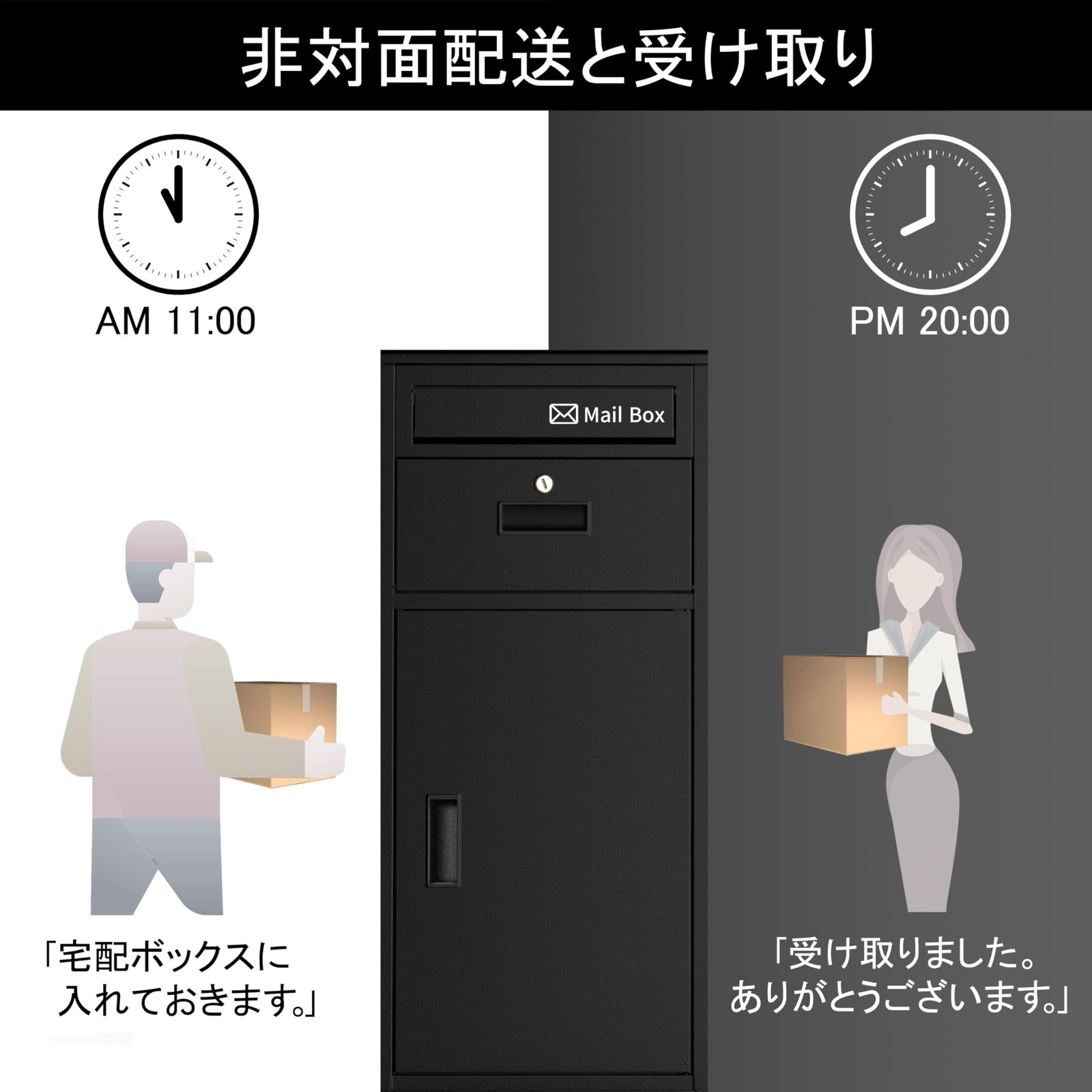 盗難防止 郵便受け