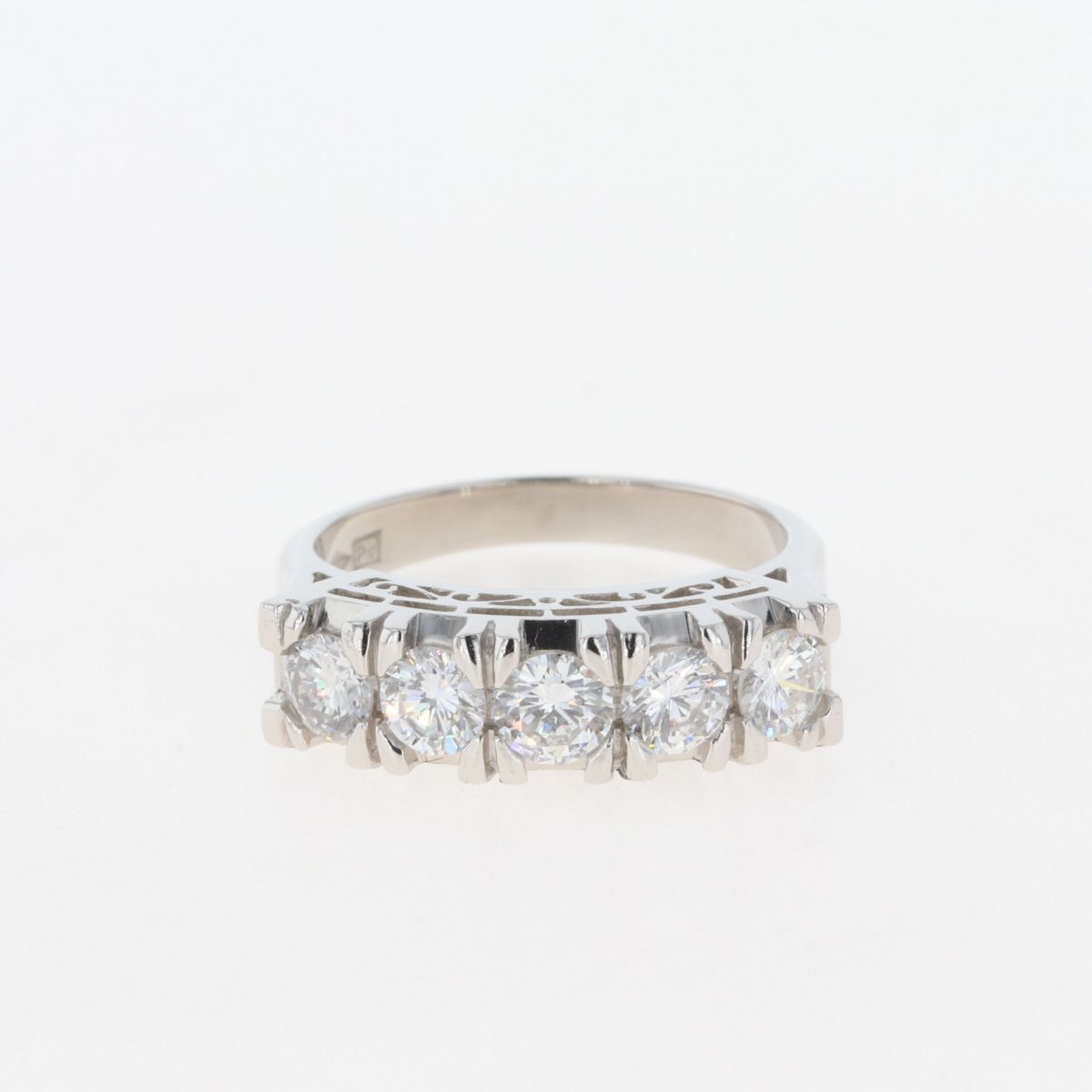 メレダイヤ デザインリング プラチナ 指輪 リング