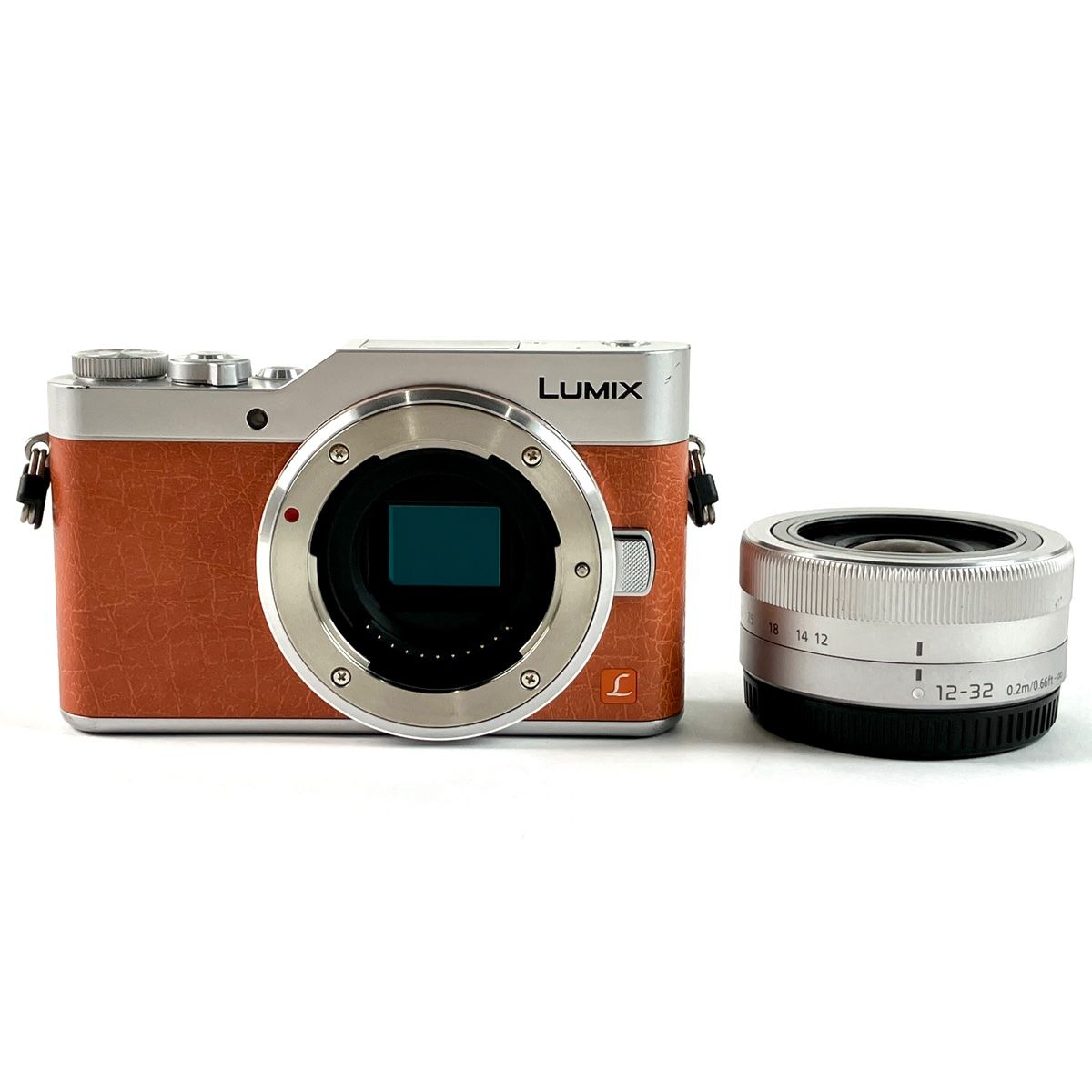 ジャンク品】Panasonic DC-GF9 ミラーレス一眼 オレンジ パナソニック