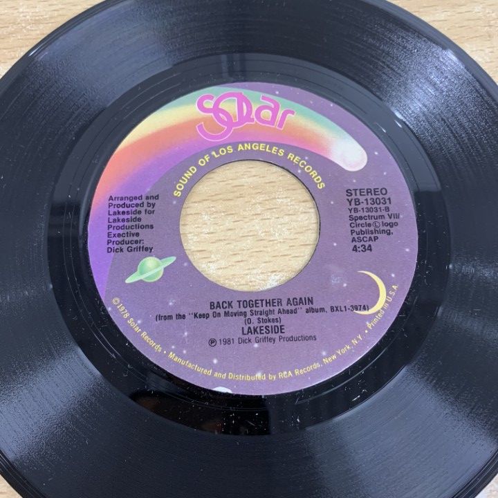 ○01)【同梱不可】Lakeside/Keep On Moving Straight Ahead