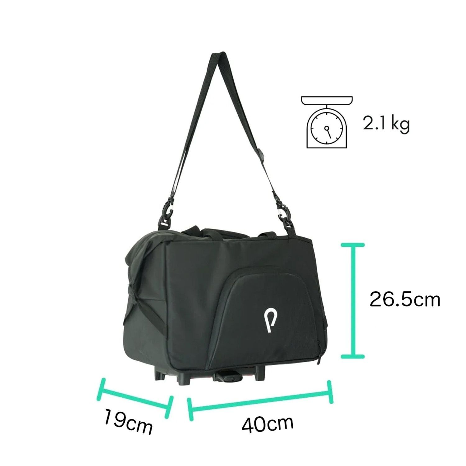 VINCITA】折りたたみ自転車用 リアキャリアバッグ 収納パニア