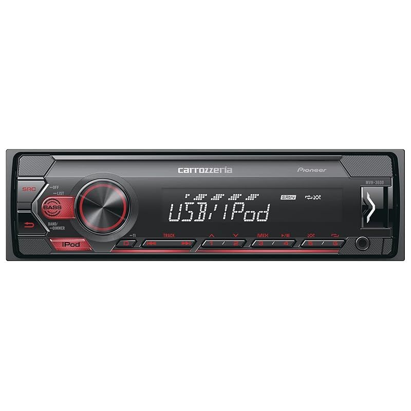 【新着商品】Pioneer パイオニア オーディオ MVH-3600 1D メカレス USB iPod iPhone AUX カロッツェリア