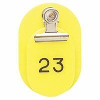 クラウン 親子札 CR-OY50-Y 黄 50組1セット