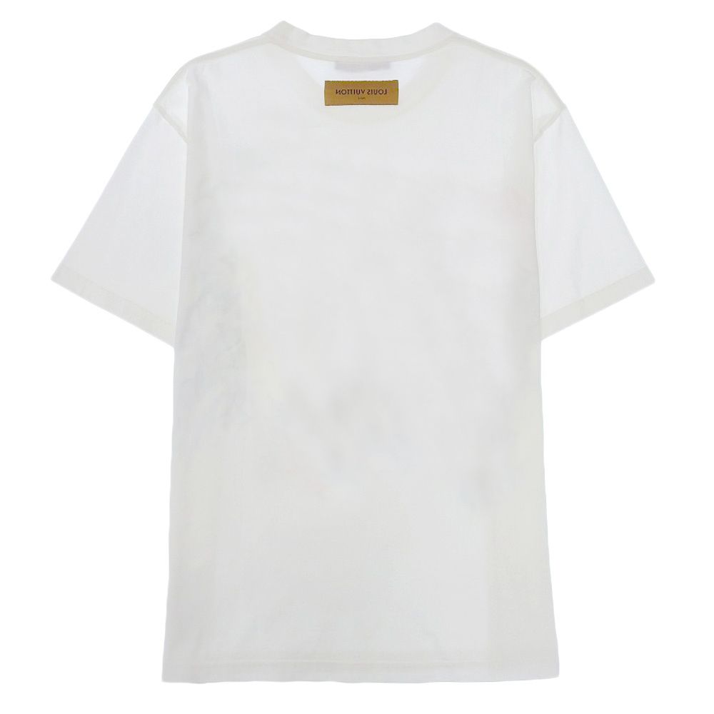 LOUIS VUITTON ルイヴィトン LOUIS VUITTON ルイ ヴィトン コットン パステルモノグラム クルーネック 半袖Tシャツ メンズ  ホワイト XL 21SS XL - メルカリ