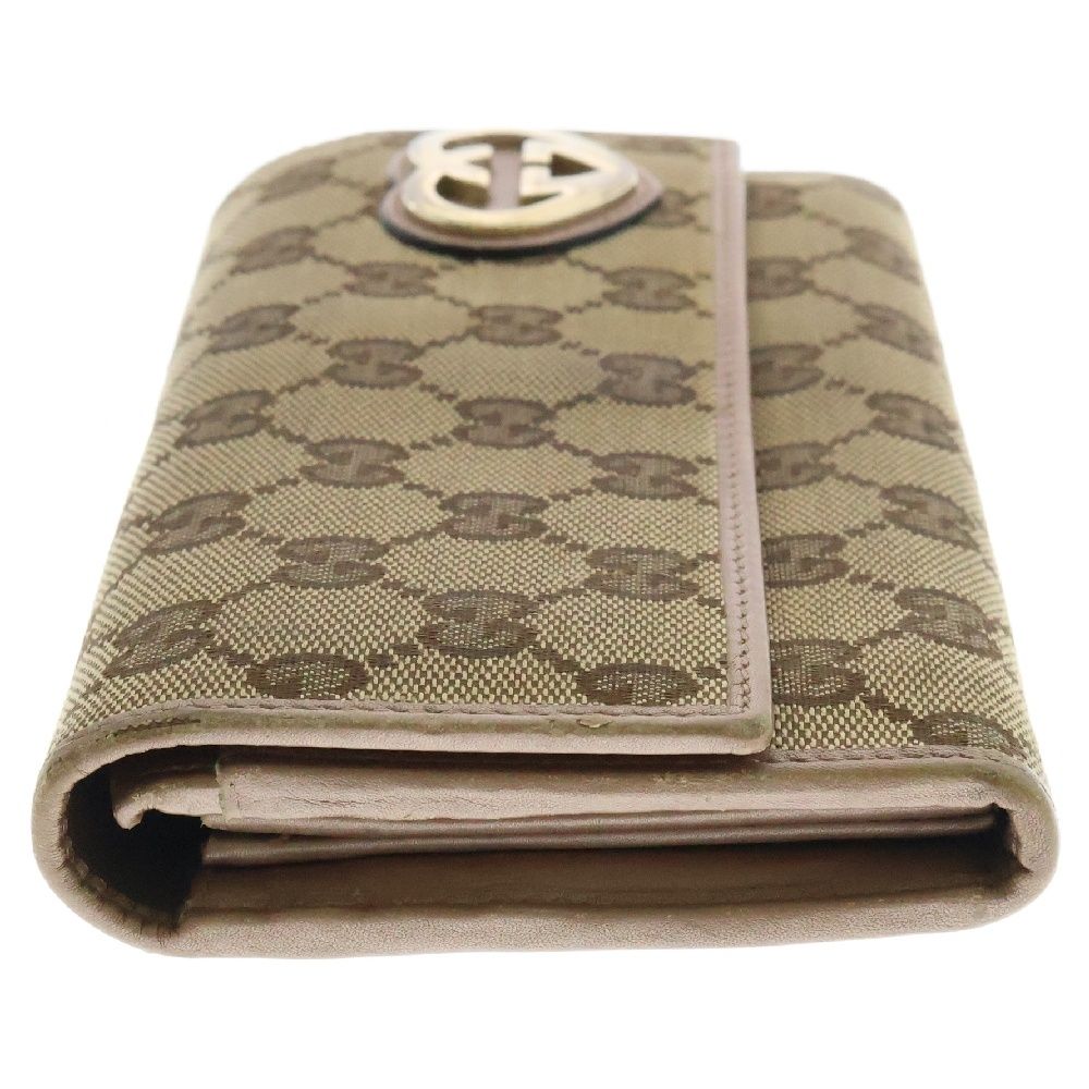 GUCCI ラブリーハート キャンバス 長財布 グッチ レディース 財布 GG GUCCI グッチ ラブリーハート 長財布 GGキャンバス ホワイト