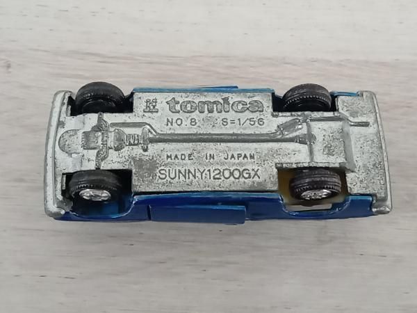 箱無し】 トミカ No.8 日産 サニークーペ 1200GX - メルカリ