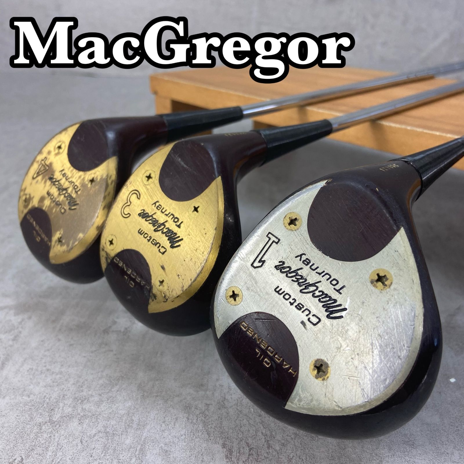 【新品】パーシモン、マクレガードライバー 新品】マクレガーのパーシモンドライバーの通販 by pen21｜ラクマ