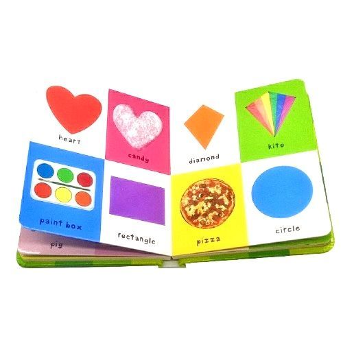 Numbers Colors Shapesはじめての100の数・色・かたち 英語絵本 ボード  