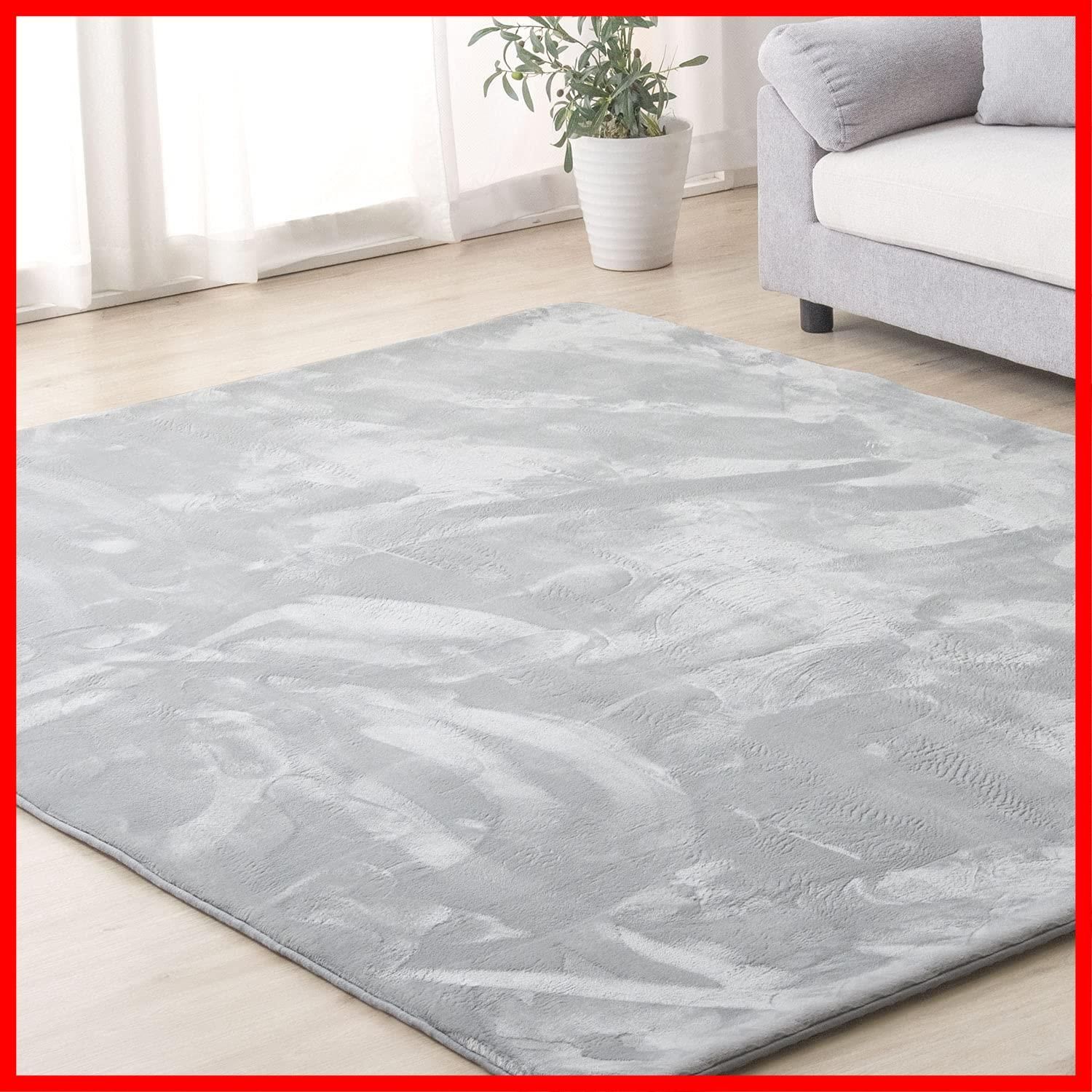 商品 ホットカーペット対応 滑り止め フランネル生地 ラグマット 200×250cm 高反発 厚25mm 厚手 カーペット 北欧 3畳 おしゃれ ラグ 65010003 08 タンスのゲン 77445