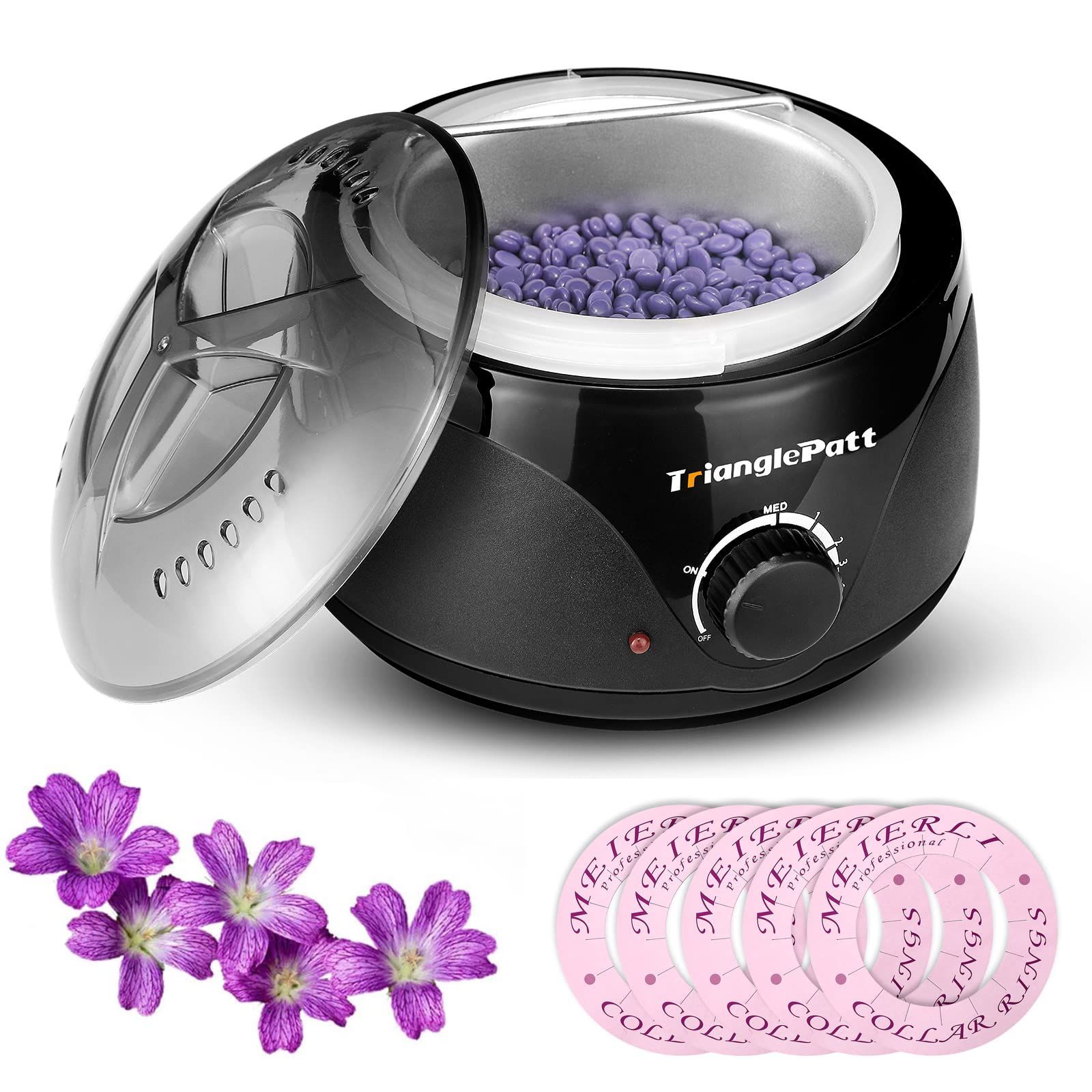 【在庫処分】ワックス脱毛器 脱毛ワックス専用 脱毛ワックス 全身 鼻毛ワックス 脱毛 ワックスウォーマー 安心の品質 サロン用品 セルフ脱毛セット TrianglePatt 日本語説明書付き 肌に無損 顔