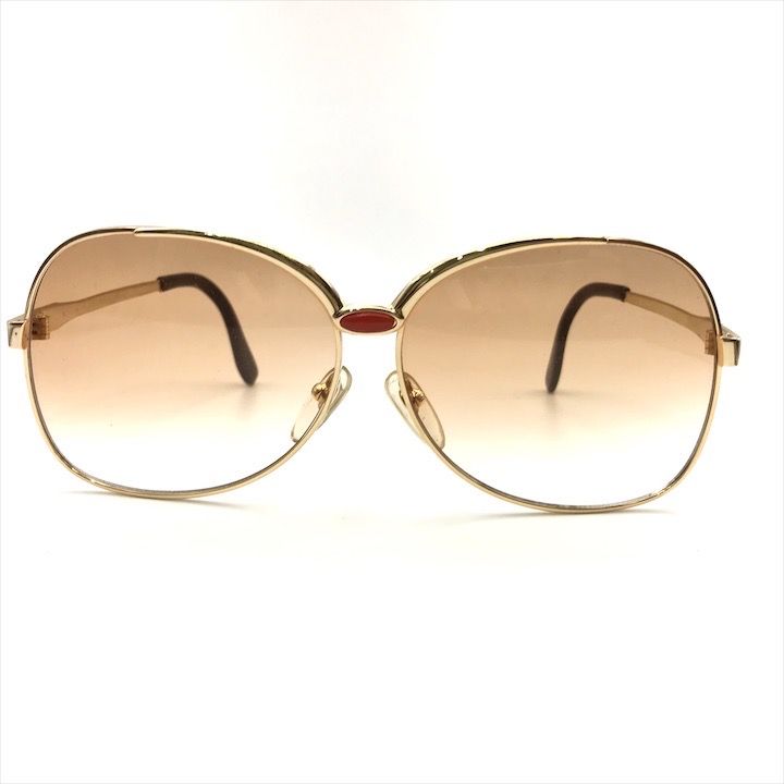 Yves Saint Laurent YSL イヴサンローラン ヴィンテージ サングラス アイウェア ゴールド レディース 服飾小物 m14775