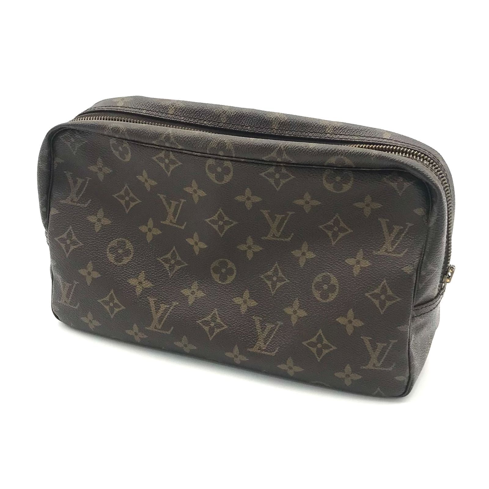 ▽【ジャンク品】LOUIS VUITTON/ルイヴィトン トゥルーストワレット28