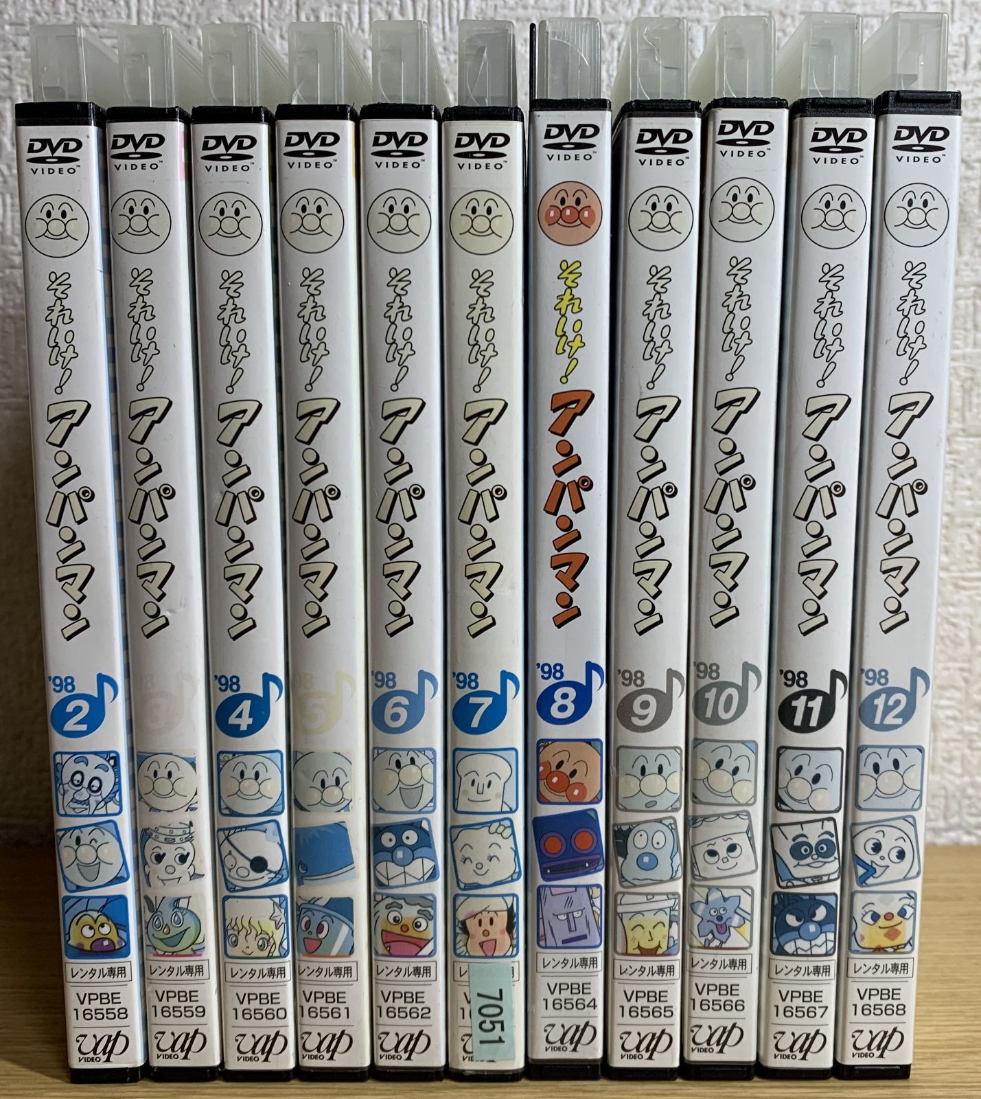 全巻セット【中古】DVD▼それいけ!アンパンマン ’98シリーズ(12枚セット)シリーズセレクション、2、3、4、5、6、7、8、9、10、11、12 レンタル落ち レンタル落ちDVD]それいけ アンパンマン 98年シリーズ 12枚