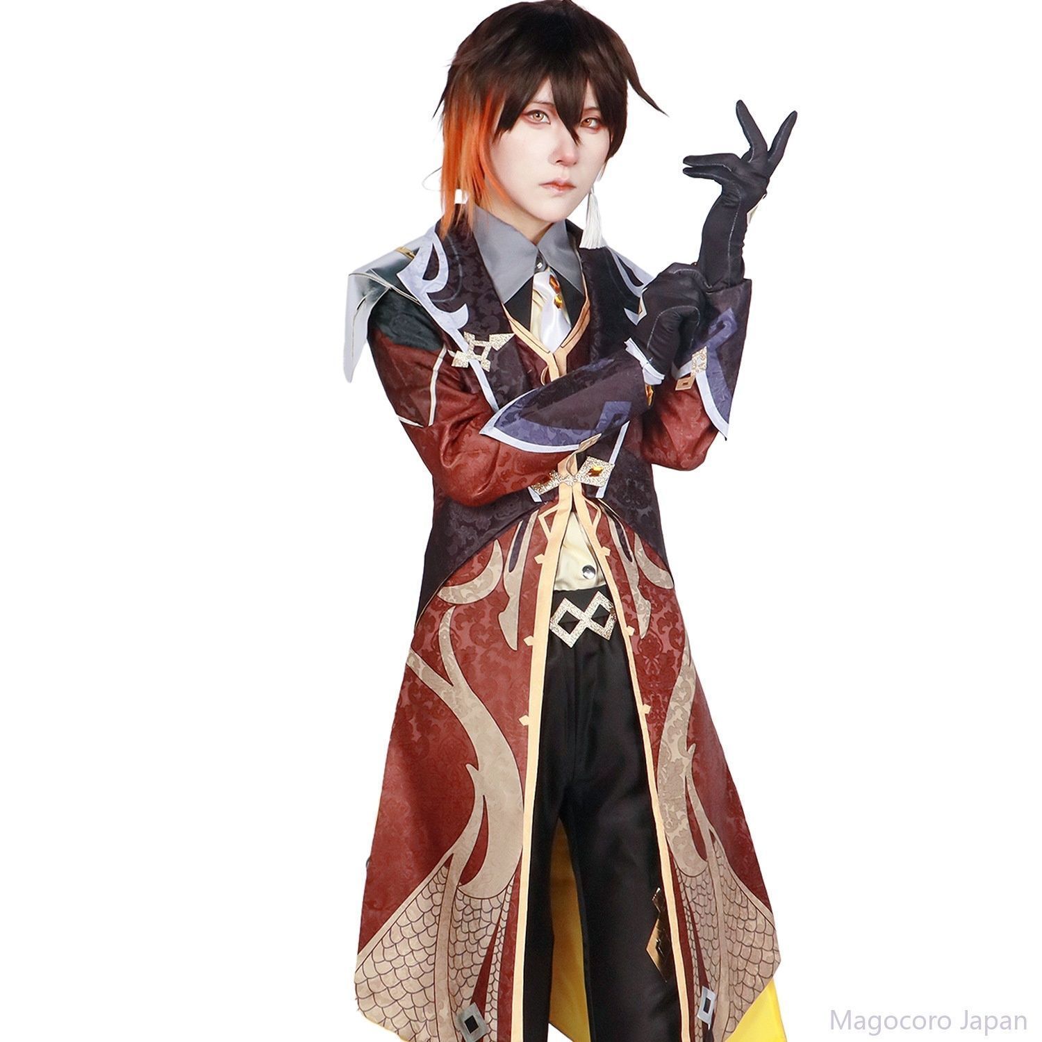 原神コスプレコスチューム鐘離衣装セットセットゲームコスプレコスプレ衣装岩王帝君