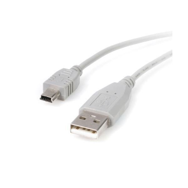 まとめ StarTech.com USB2.0ケーブル 3m Type A オス -Mini B オス グレー USB2HABM101本 ×5セット