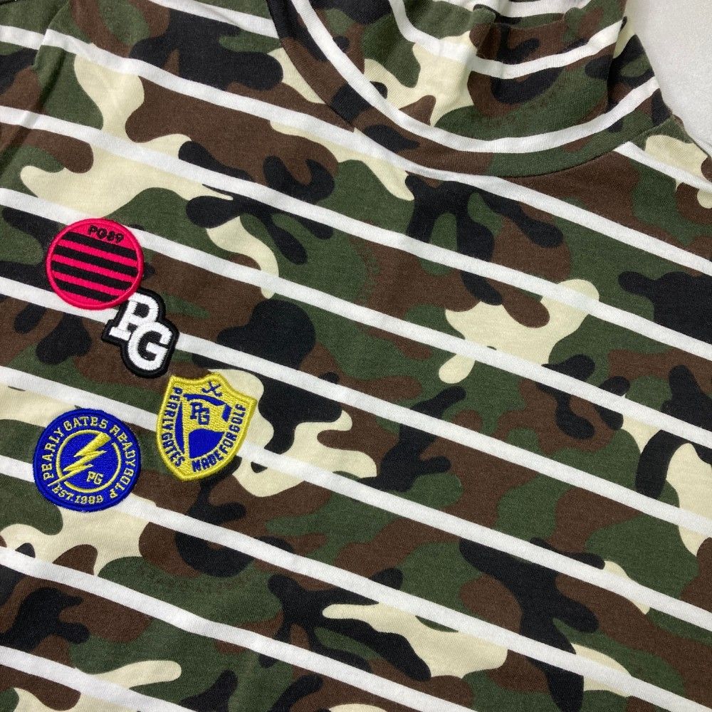 パーリーゲイツ カモフラ 長袖シャツ サイズ0