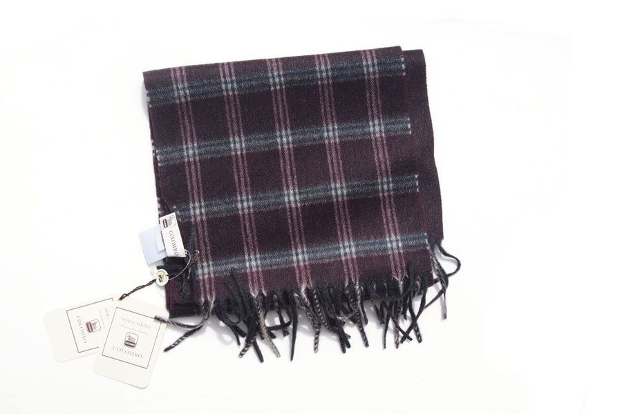 新品｜未使用｜コロンボ｜COLOMBO｜チェック×ストライプカシミヤ
