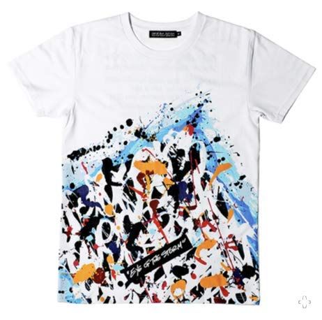 ONE OK ROCK(ワンオクロック)2019-2020“Eye of THE Storm”JAPAN ツアー公式グッズ Tシャツ-B/WHITE (L) [L]