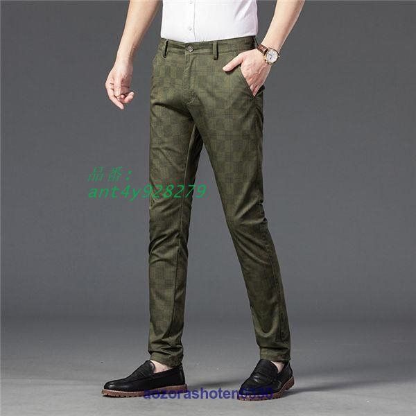 スラックス チノパン メンズ スリムパンツ ストレッチパンツ ボチェック柄 春夏 普段着 ビジネス 通勤用 チノパンツ 男性ズボン ant4y928279 チノパン メンズ ストレッチ チェック ロングパンツ スキニー