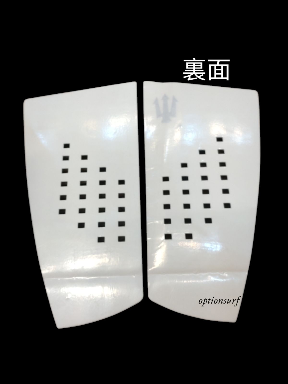 定形外郵便送料無料 FARKING ファーキング サーフィン サーフボード デッキパッド 3 PIECE CENTRE フロントパッド 黒 ...