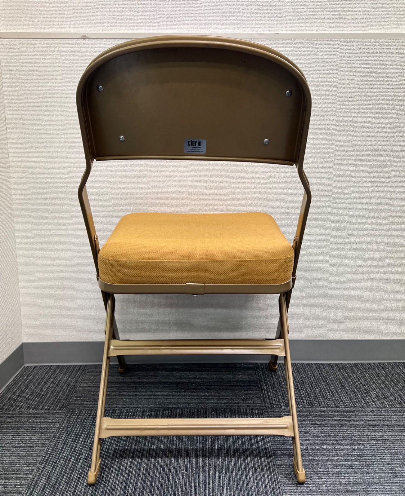 CLARIN クラリン社 FULL CUSHION FOLDING CHAIR Amber（黄