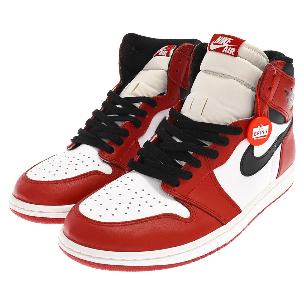 NIKE (ナイキ) AIR JORDAN 1 RETRO HIGH CHICAGO 2015 エアジョーダン1 レトロ シカゴ ハイスニーカー  レッド/ホワイト US11.5/29.5cm 555088-101