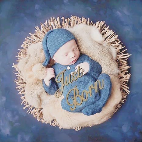 【在庫処分】ニューボーンフォト 新生児Just Born 月齢フォト ウッドレター 出産祝い マンスリーバナー 撮影小物 撮影アイテム 木製 レターバナー ベビー グッズ Born Just ニューボーンフォト 飾り プレート ニューボーンフォト・月齢