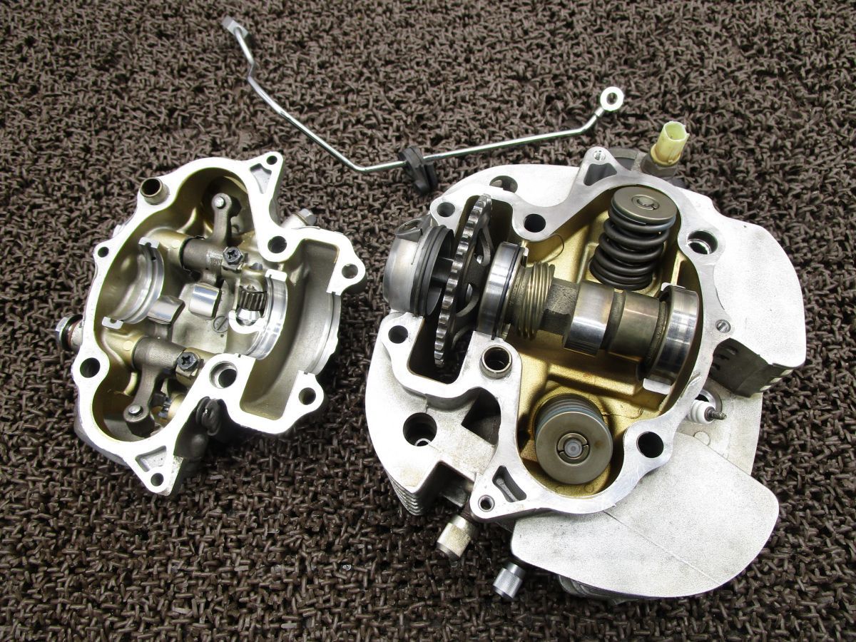 SR400 シリンダーヘッド □A1490 RH03J ヤマハ H329E 動画有 FI インジェクション
