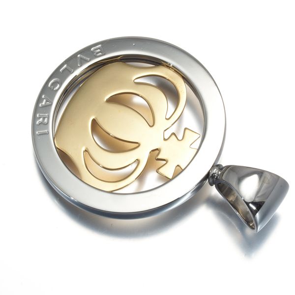 ブルガリ BVLGARI トンド クラウン ペンダントトップ YG ×SS BVLGARI ブルガリ ペンダントトップ トンドクラウン K18YG/SS